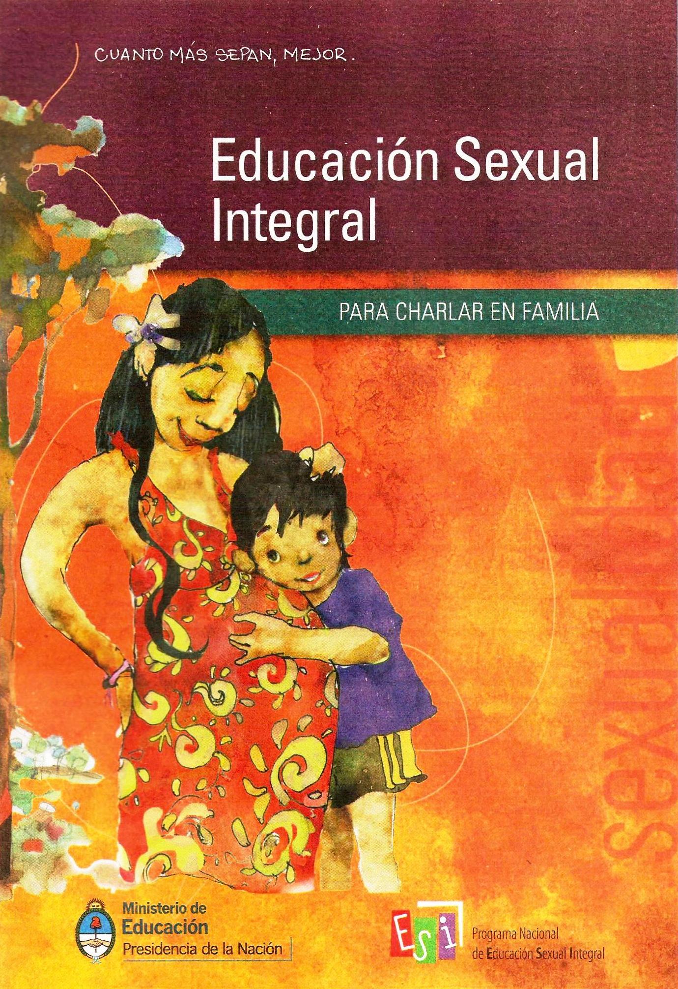 Resultado de imagen para Educación Sexual Integral para la Educación Primaria para charlar en familia